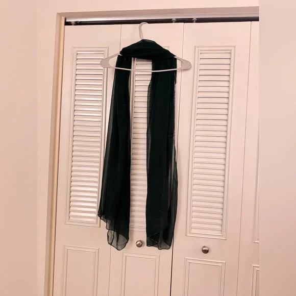 3 Pcs Dark Green Womens Embroidered Long Frock Pakistani Indian Size Medium - Picture 6 of 6